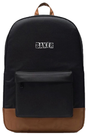 Baker Bag Brand Logo Blk Brown Backpack