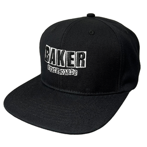 Baker Cap Classic Logo Blk Snapback
