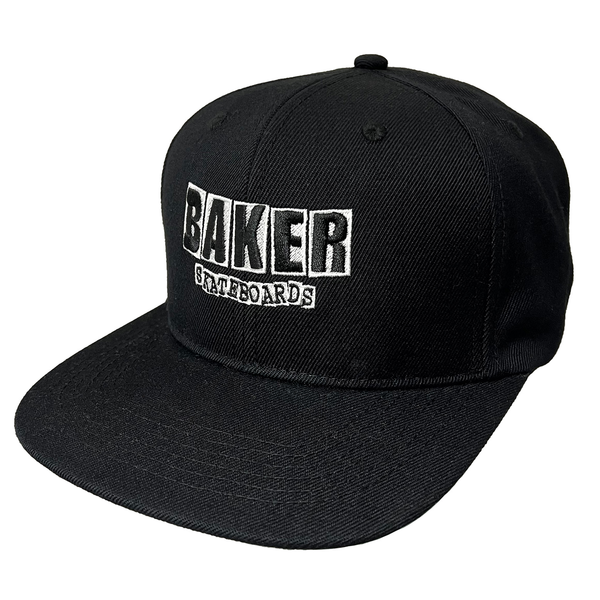 Baker Cap Classic Logo Blk Snapback