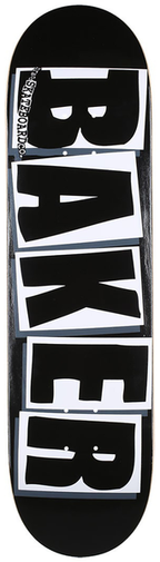 Planche de skateboard Baker Brand Logo Blk Wht 8"