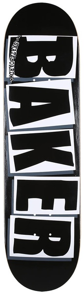 Planche de skateboard Baker Brand Logo Blk Wht 8"