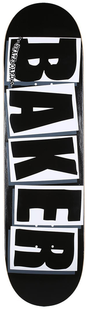 Planche de skateboard Baker Brand Logo Blk Wht 8"