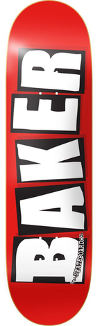 Baker Deck Brand Logo White
