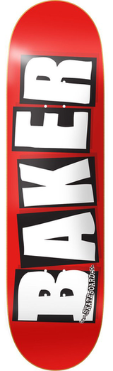 Baker Deck Brand Logo White