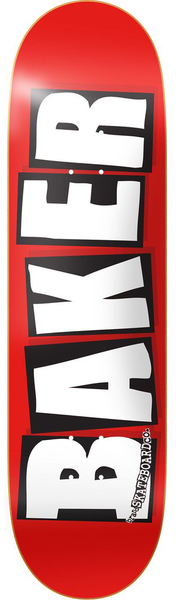 Baker Deck Brand Logo White