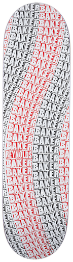 Baker Deck Wavy Ar Blk Red