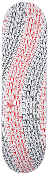 Baker Deck Wavy Ar Blk Red