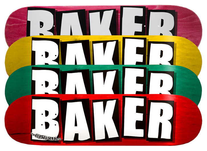 Planche de skateboard Baker Brand Logo Veneer B2 8,25"