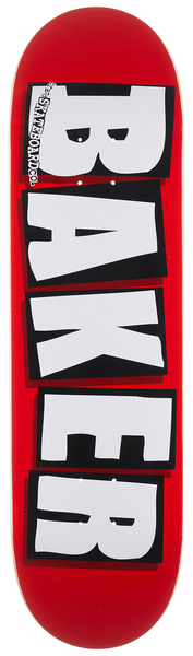 Baker Deck Brand Logo White