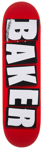 Baker Deck Brand Logo White