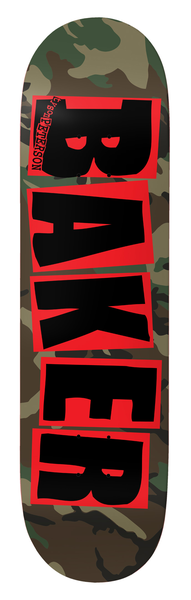 Planche de skateboard Baker Brand Logo Pro Camo Tyson Peterson 8,25"
