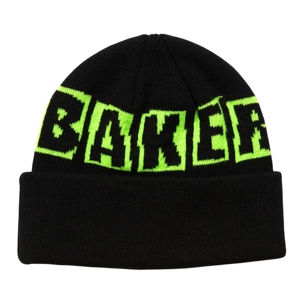 Baker Beanie Brand Logo Blk Grn