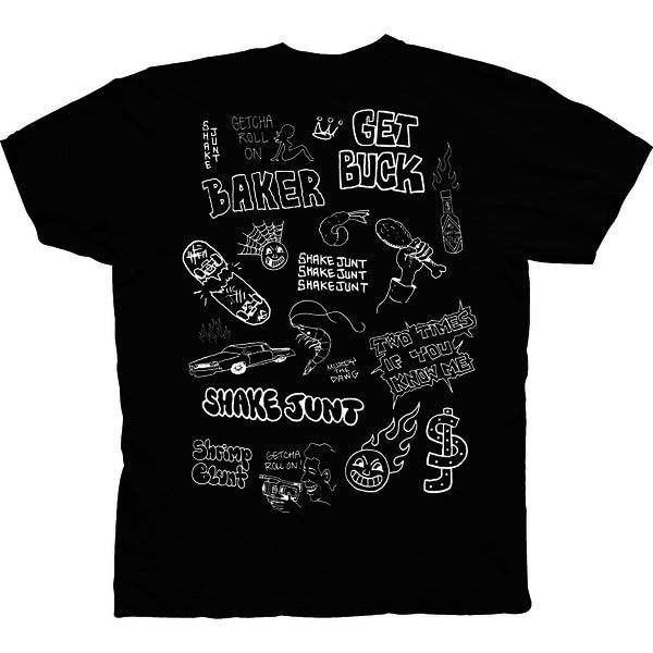 Baker T-Shirt Bake Junt Blk