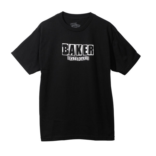 Baker T-Shirt Brand Logo Blk Wht Youth