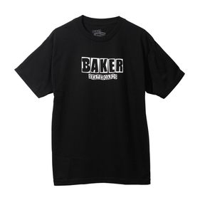 Baker T-Shirt Brand Logo Blk Wht Youth