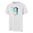 Tee-shirt 47 Brand MLB Detroit Tigers Echo White Wash