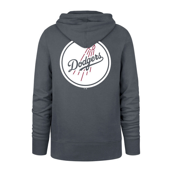 Sweat à capuche 47 Brand MLB Los Angeles Dodgers Imprintbacker Bur Vintnavy