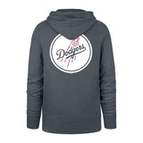 Sweat à capuche 47 Brand MLB Los Angeles Dodgers Imprintbacker Bur Vintnavy