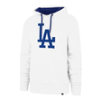 Sweat à capuche 47 Brand MLB Los Angeles Dodgers Core Ballpark White Wash