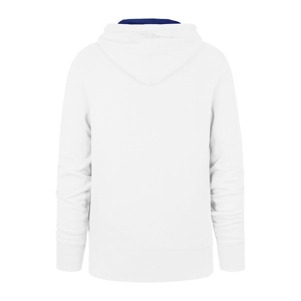 Sweat à capuche 47 Brand MLB Los Angeles Dodgers Core Ballpark White Wash