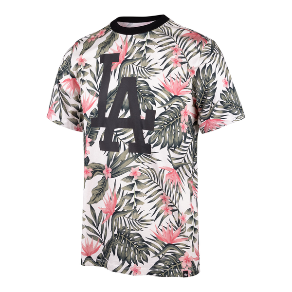 Tee-shirt 47 Brand MLB L A Dodgers Coastal Floral Repeat Echo Ctalfloral