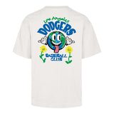 Tee-shirt 47 Brand MLB Losangeles Dodgers Eartbound Bake Founda Sdstone