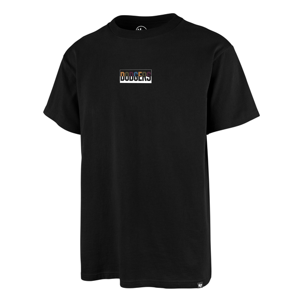 Tee-shirt 47 Brand MLB Los Angeles Dodgers Splitlogo Backerecho Jtblack