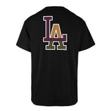 Tee-shirt 47 Brand MLB Los Angeles Dodgers Splitlogo Backerecho Jtblack