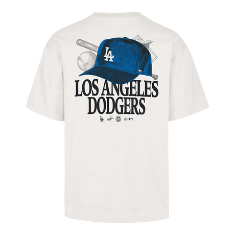 Tee-shirt 47 Brand MLB Losangeles Dodgers Inthepaper Foundatio Sandston