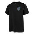 Tee-shirt 47 Brand MLB New York Mets Windowpane Backer Echo Black