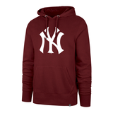 Sweat à capuche 47 Brand MLB New York Yankees Imprint Burnside Razor Red