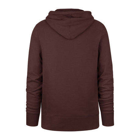 Sweat à capuche 47 Brand MLB New York Yankees Imprint Burnside Dkmaroon