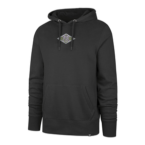 Sweat à capuche 47 Brand MLB New York Yankees Imprint Backer Burns Graphite