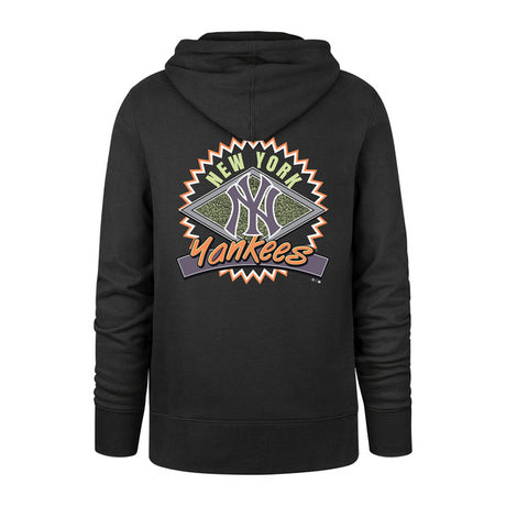 Sweat à capuche 47 Brand MLB New York Yankees Imprint Backer Burns Graphite