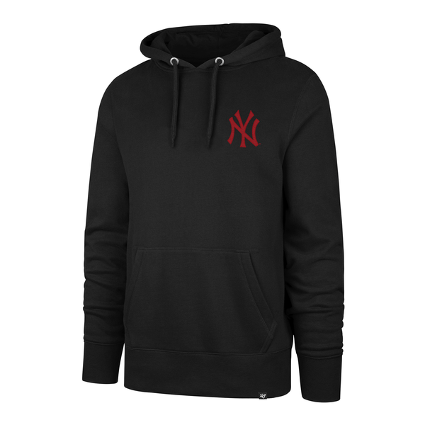 Sweat à capuche 47 Brand MLB New York Yankees Imprint Backer Jet Black