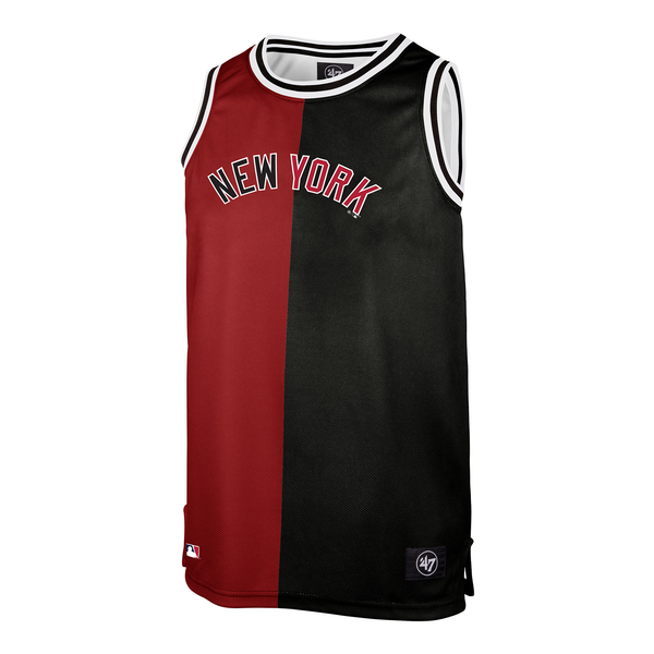Tee-shirt 47 Brand Tank MLB New York Yankees Core Grafton Split Red