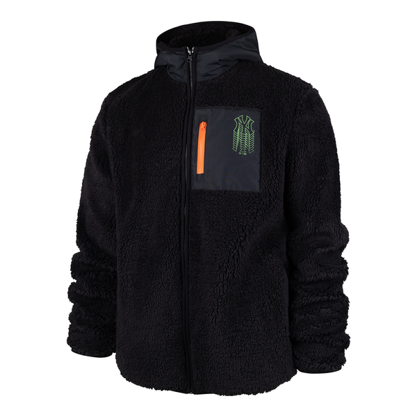 Veste 47 Brand MLB New York Yankees Fuzzy Zip Up Jet Black