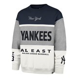 Sweat col rond 47 Brand MLB New York Yankees On Five Maximalist Slate Grey