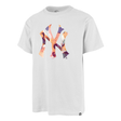 Tee-shirt 47 Brand MLB New York Yankees Day Glow Echo White Wash