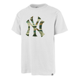 Tee-shirt 47 Brand MLB New York Yankees Echo White Wash