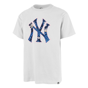 Tee-shirt 47 Brand MLB New York Yankees 47 Echo White Wash