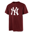 Tee-shirt 47 Brand MLB New York Yankees Imprint Echo Razor Red