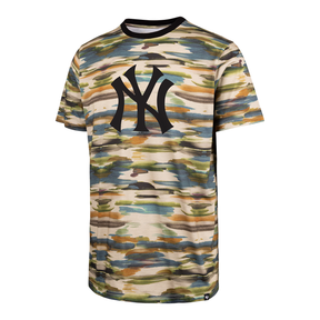 Tee-shirt 47 Brand MLB N Y Yankees Fisherman Camo Repeat Echo Fishercamo