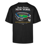 Tee-shirt 47 Brand MLB Newyork Yankees Vintage Stadium Foundation Black