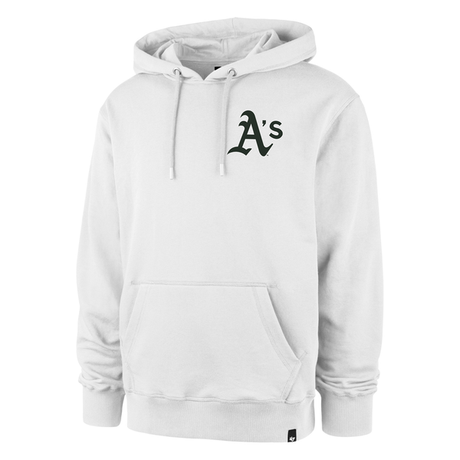 Sweat à capuche 47 Brand MLB Oakland Athletics LC Backer Helix White Wash