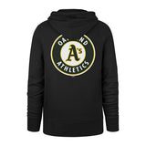 Sweat à capuche 47 Brand MLB Oakland Athletics Imprint Backer Burn Jet Black