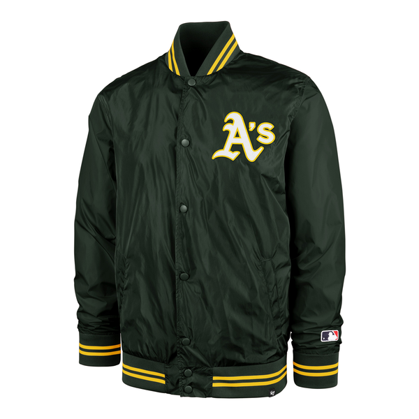 Veste 47 Brand MLB Oakland Athletics Dalstonbacker Bomber Dkgreen