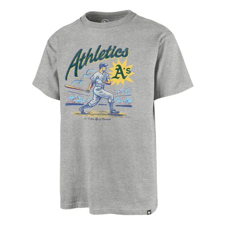 Tee-shirt 47 Brand MLB Athletics Echo Cinderblock