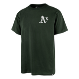 Tee-shirt 47 Brand MLB Oakland Athletics Backer Echo Dark Green