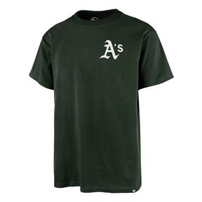 Tee-shirt 47 Brand MLB Oakland Athletics Backer Echo Dark Green